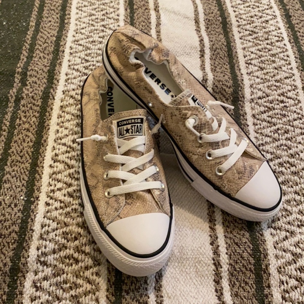 New Snakeskin Shoreline Converse w/ Box